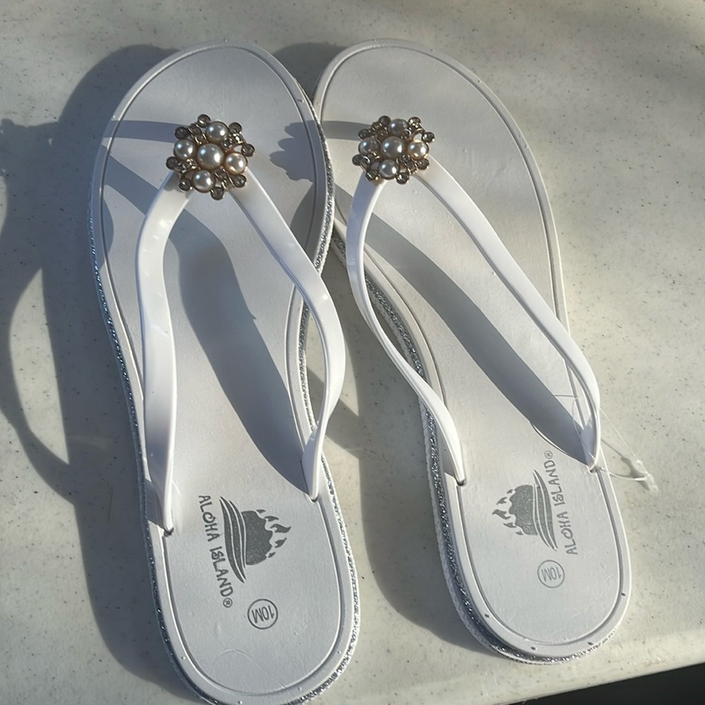 Bella Marie bling flip flops